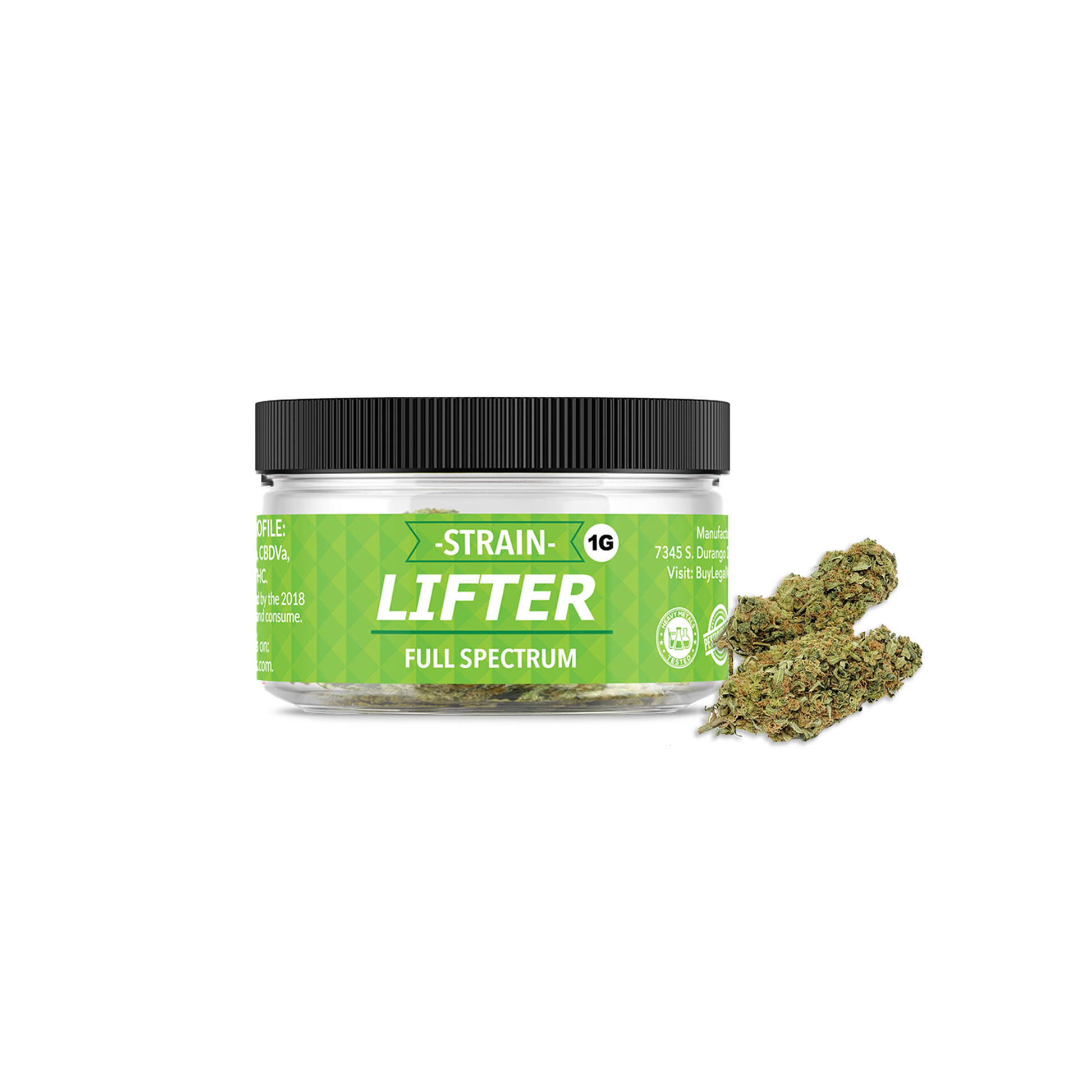 Cloud N9ne CBD Flower - Strain: Lifter (Indoor)