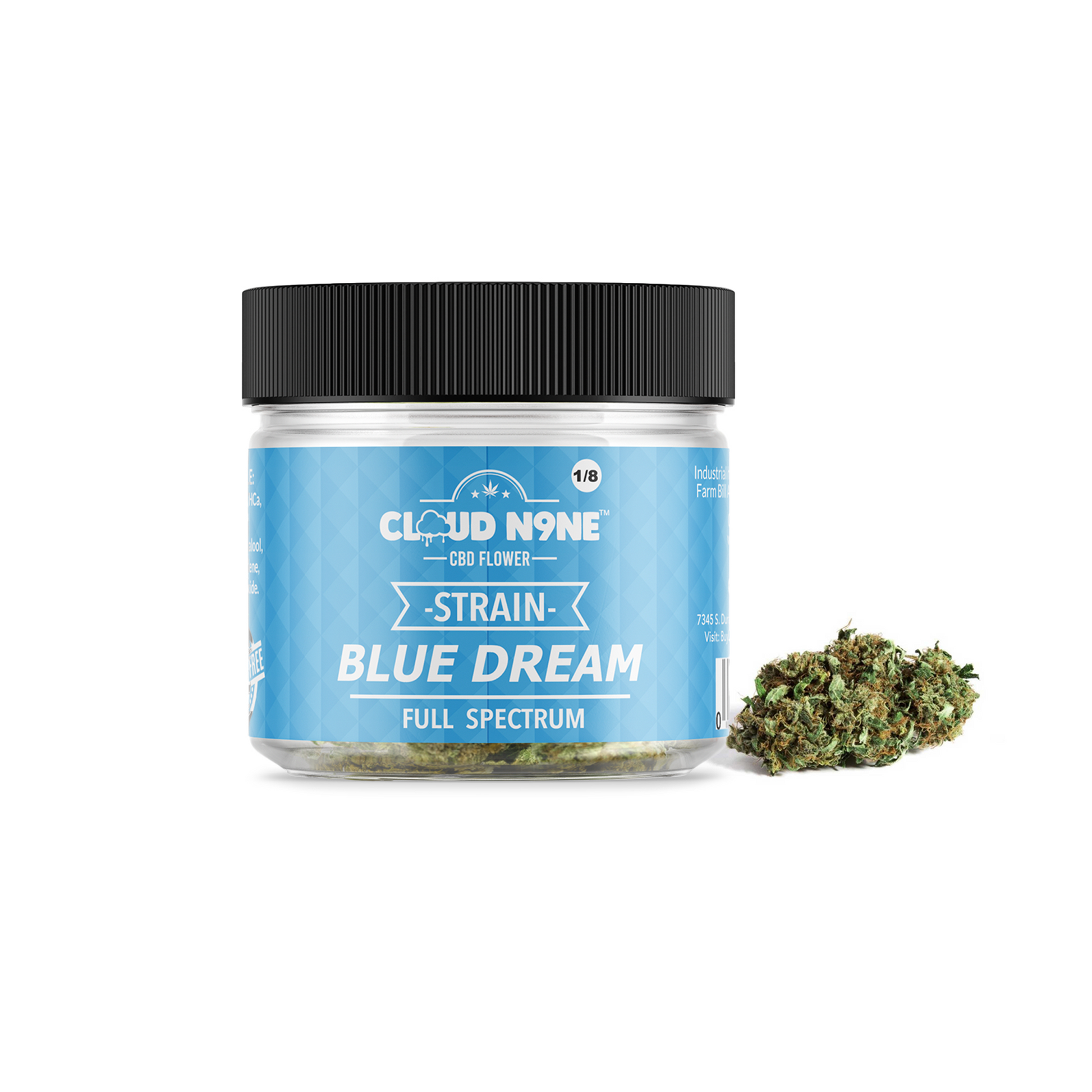 Cloud N9ne CBD Flower - Strain: Blue Dream (Indoor)