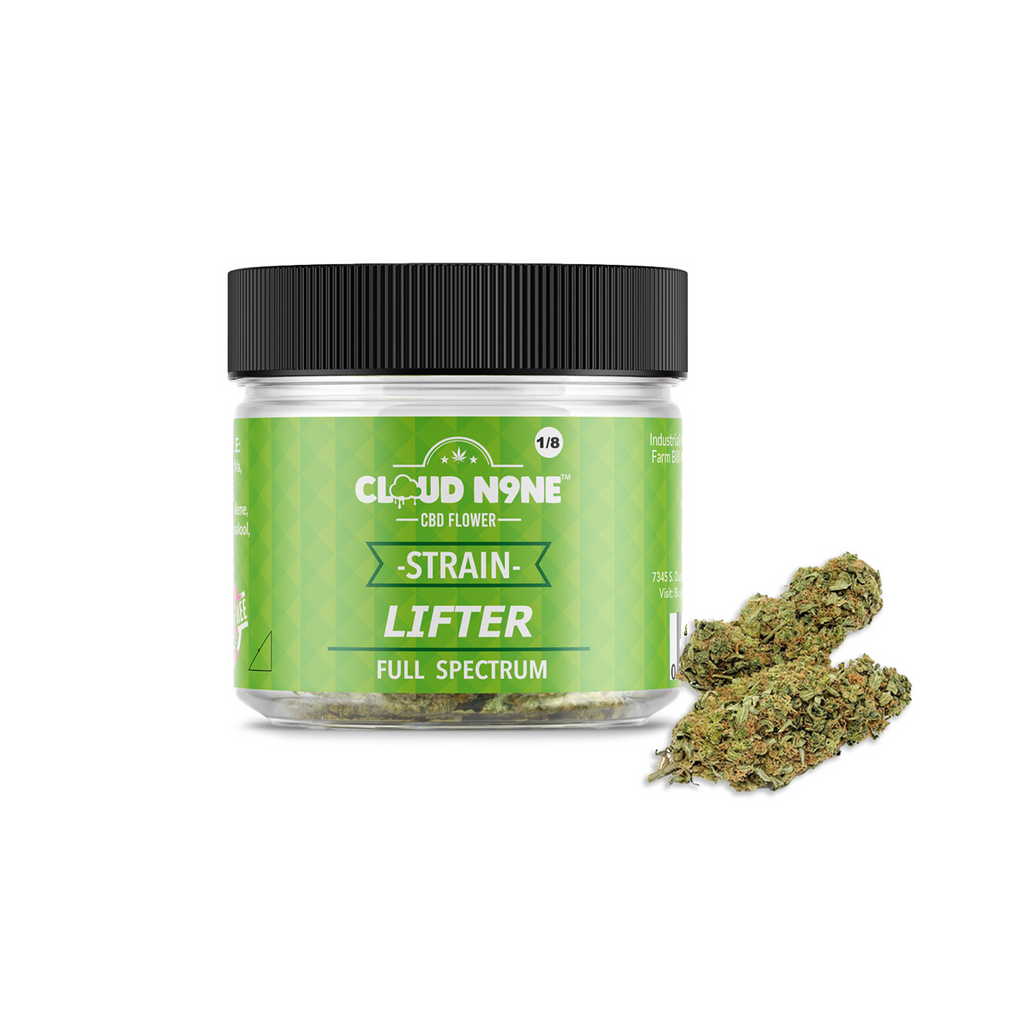 Cloud N9ne CBD Flower - Strain: Lifter (Indoor)