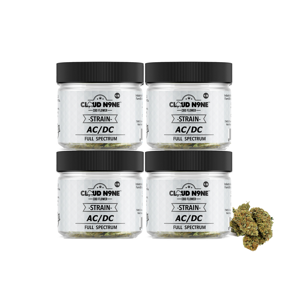 Cloud N9ne CBD Flower - Strain: AC-DC (Indoor)