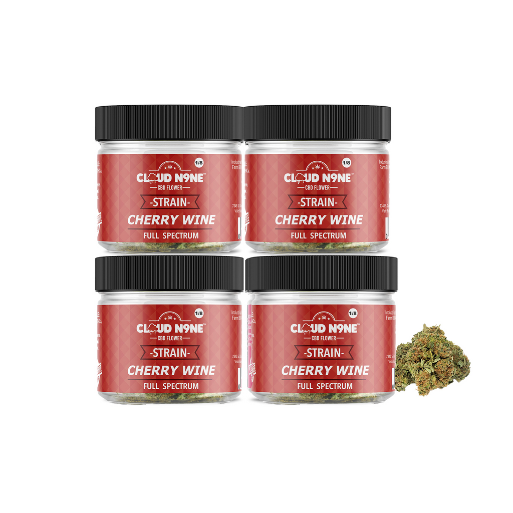 Cloud N9ne CBD Flower - Strain: Cherry Wine (Indoor)