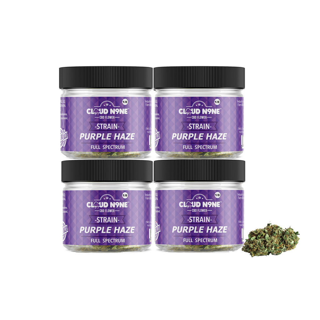 Cloud N9ne CBD Flower - Strain: Purple Haze (Indoor)