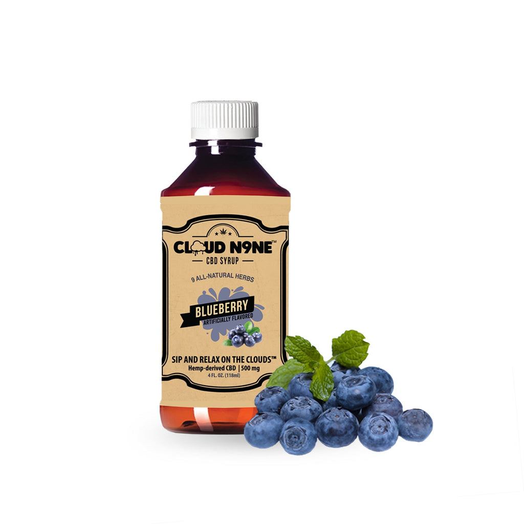 Cloud N9ne CBD Syrup: Blueberry - 500mg CBD