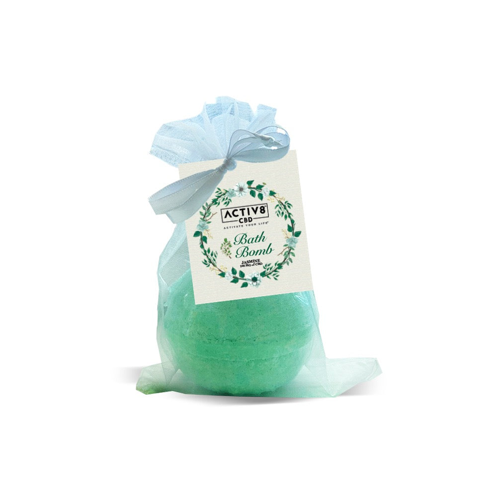 ACTIV8 CBD Bath Bomb: Eucalyptus - 100mg CBD