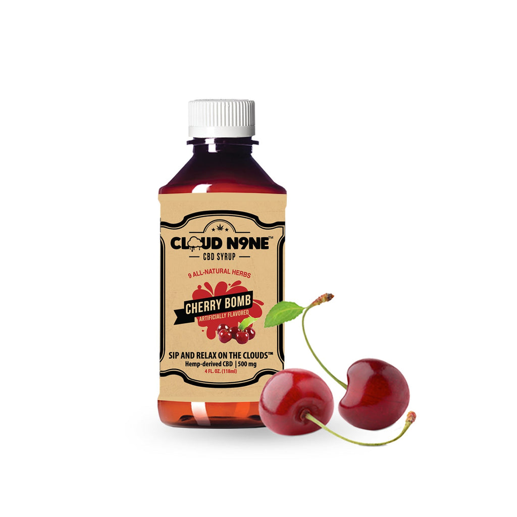 Cloud N9ne CBD Syrup: Cherry Bomb - 500mg CBD