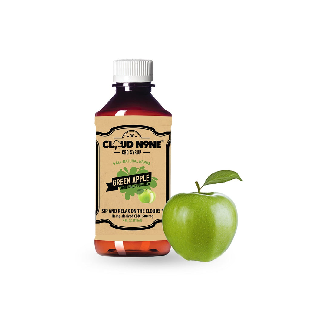 Cloud N9ne CBD Syrup: Green Apple - 500mg CBD