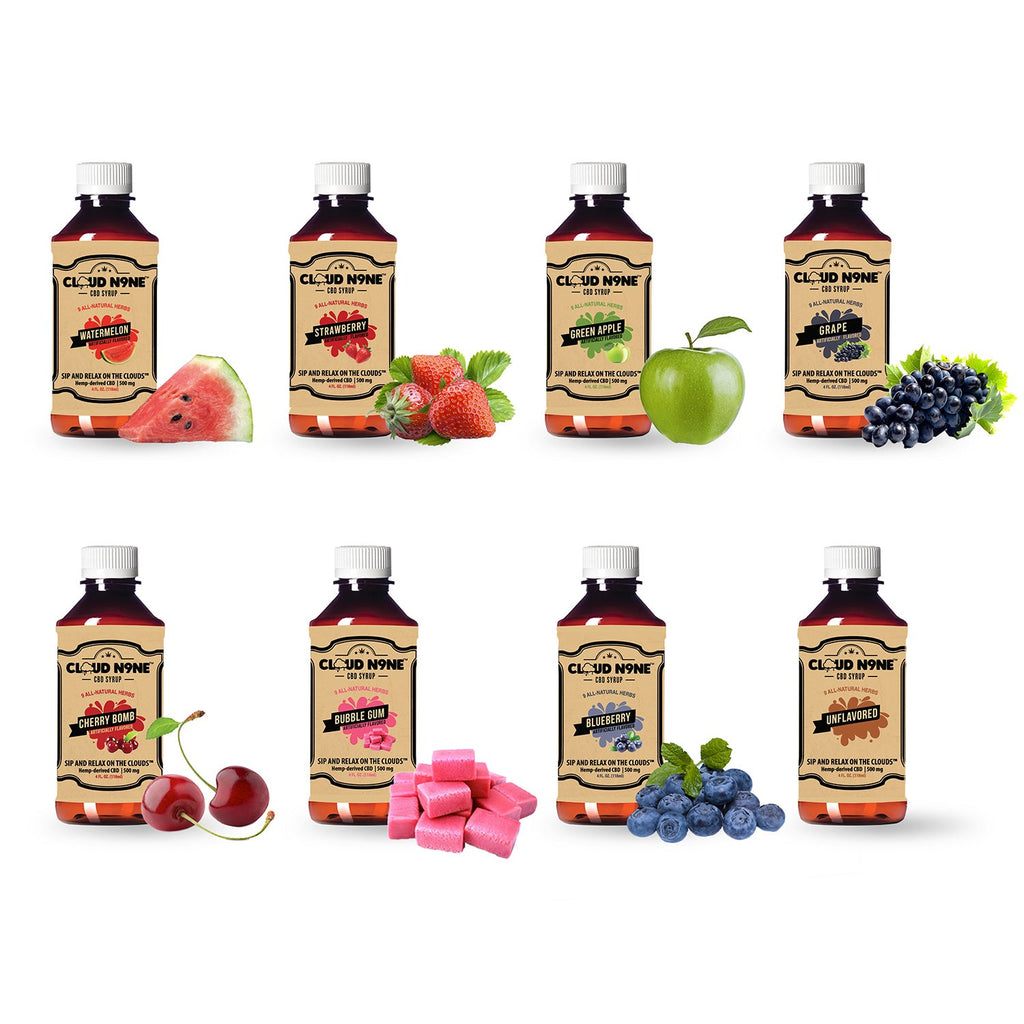 Cloud N9ne CBD Syrup: Variety Pack - 4,000mg CBD